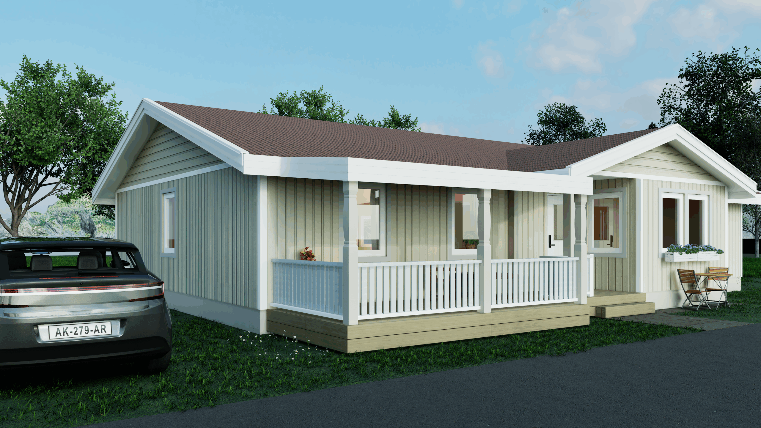 Tillbyggnad bygglov visualisering